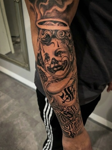 Realismus Tattoo Portrait Löwe